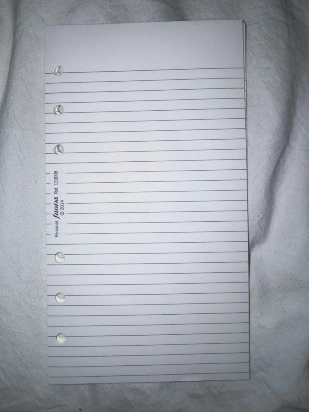 filoFAX Personal Planner Inserts